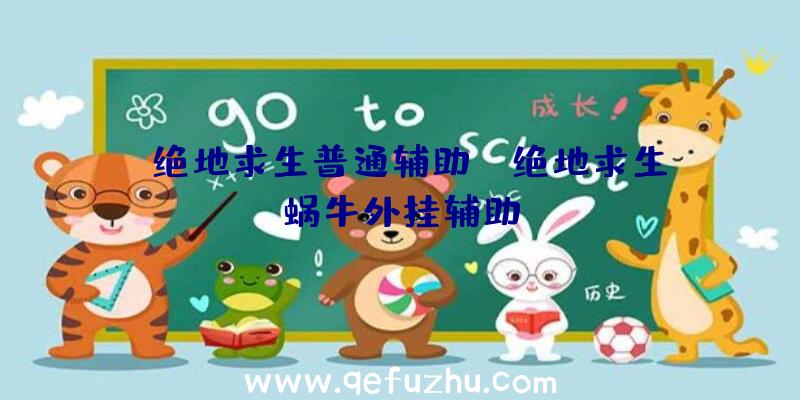 「绝地求生普通辅助」|绝地求生蜗牛外挂辅助